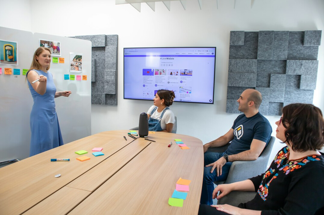 team brainstorming session